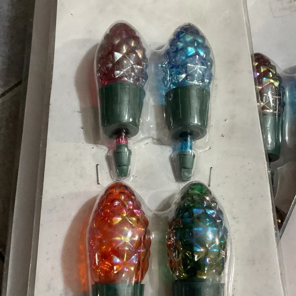 Kurt Adler Festive Multicolor Party Lights 8 packs of 4